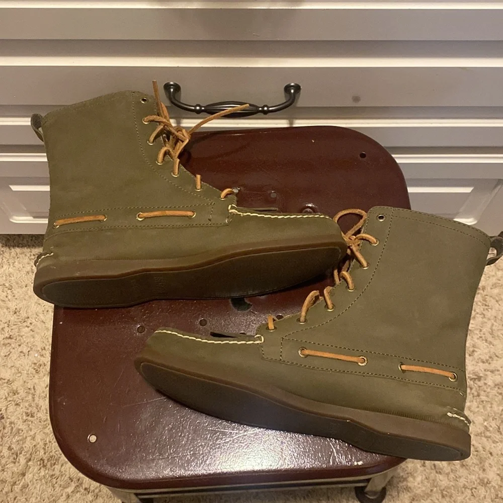 Sperry Top-Sider green boots. Women’s Size 10 - Picture 6 of 16